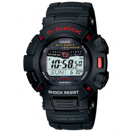 Horlogeband Casio GW-9010 / G-Shock 3150 / G-9010 Rubber Zwart 27mm